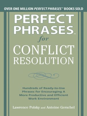 cover image of Perfect Phrases for Conflict Resolution